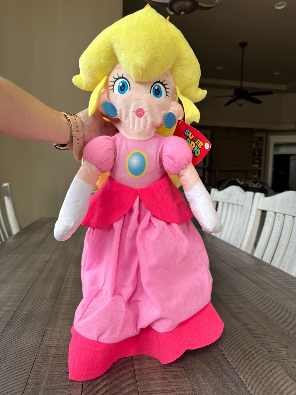 Nintendo Princess Peach Plush Jumbo Super Mario Plush Toy (NWT)
